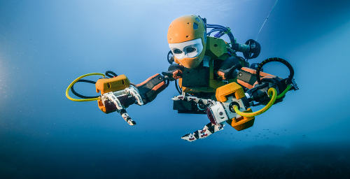 The humanoid robot first swam in 2016.